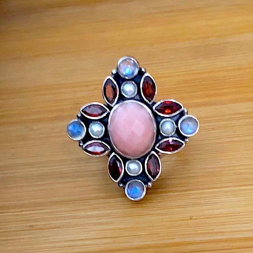 $84  Nicky Butler Estate Ring  Sterling  Size 9  Marked NB 925 INDIA - Picture 4 of 8